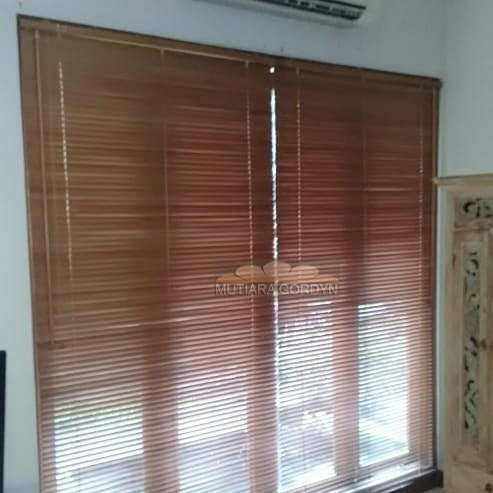 Gorden Minimalis Pejaten | Jual Roller Blind, Wooden Krey Kayu 